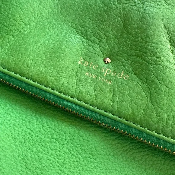 Kate Spade Green Leather Crossbody Bag ♠️ - Picture 8 of 13